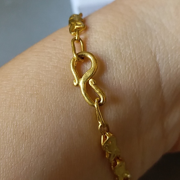 Beautiful 24k solid gold bracelet 11.1 grams - Picture 5 of 8